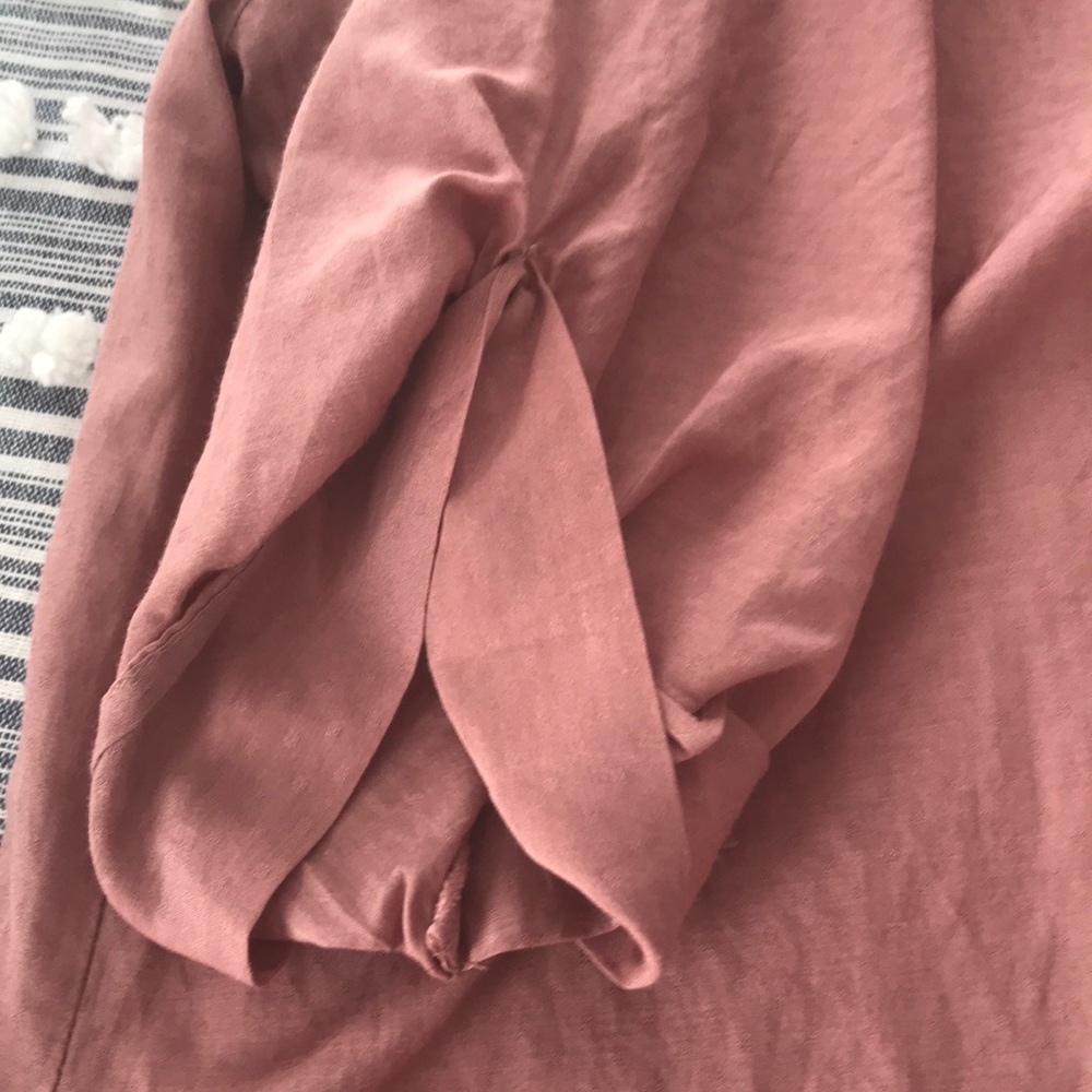 Loft dusty rose/mauve blouse - Picture 3 of 4